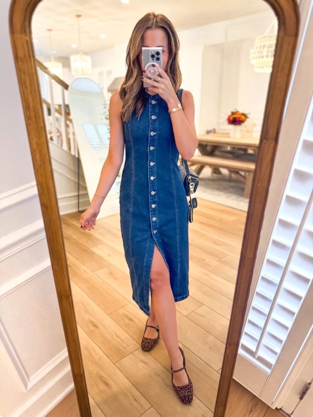 The A&F Mara High-Neck Vest Midi Dress - Picture 6 of 6